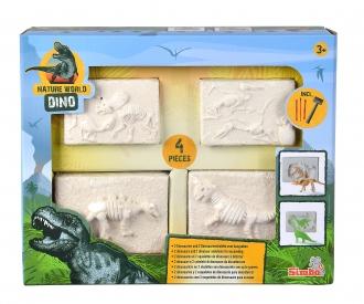Dino Großes Ausgrabungsset, 4 Stück