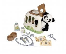 Smoby Tierarzt-Spielset im Koffer mit Panda Kuscheltier