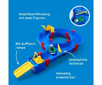 AmphieSet waterway with amphibious vehicle