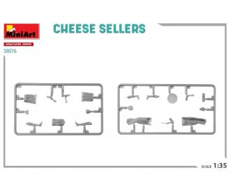 1:35 Figurine - Vendeur de fromage avec stand (2)