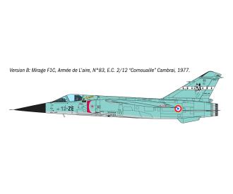 Italeri Mirage F1 C/CR Aircraft Model Kit 1:48