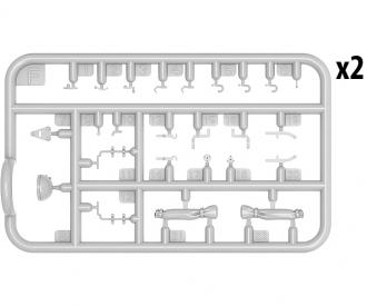 1:35 1,5to Railroad Truck AA Type w/Rail