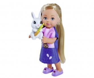 Steffi Love Rabbit Family Doll Set with Opening Hutch