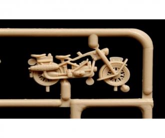 Italeri WWII German Motorcycles Model Kit 1:72