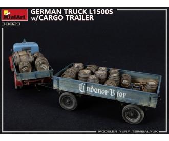 1:35 Deutscher LKW L1500S mit Anhänger