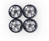 1:10 Y-Design4 wheel set, model wheels, chrome