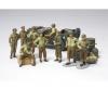 1:48 WWII US Willys Jeep, model kit, figure set