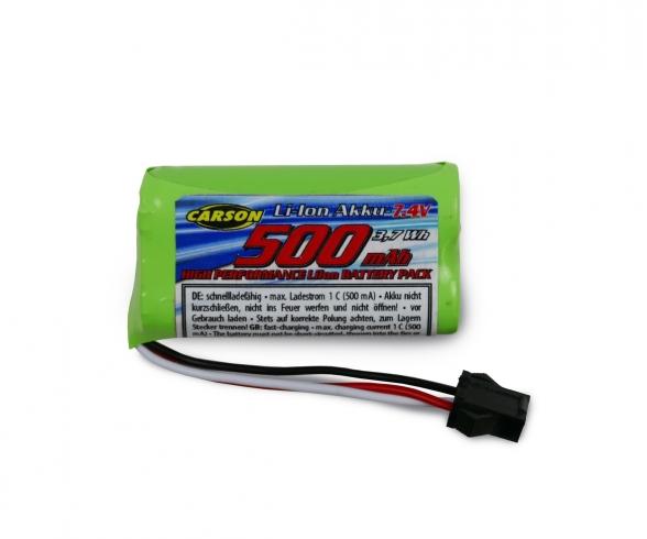 7,4V/500mAh Li-Ion Batt. Land Rover, JST