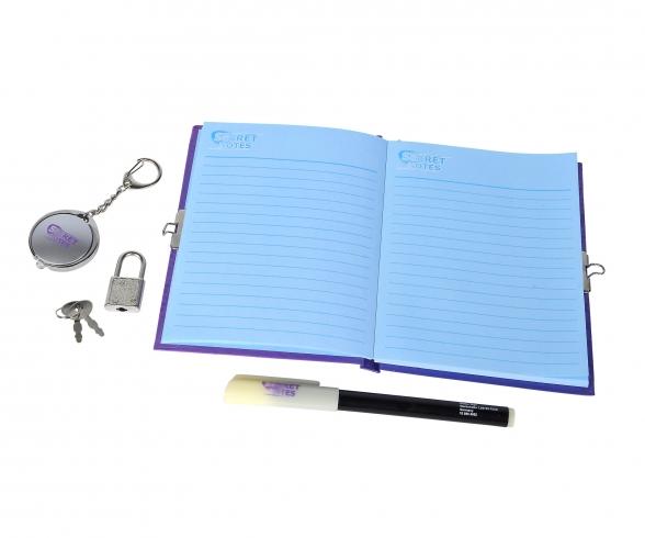 Secret Notes Set – Journal avec stylo encre invisible