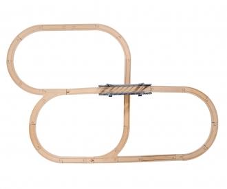 Train Set with Bridge