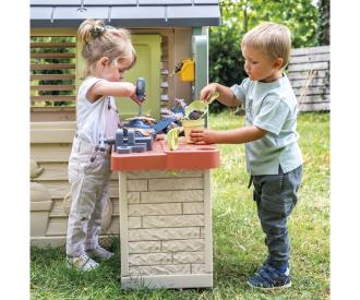 Smoby Life Spielhaus Zubehör Werkbank