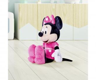 Peluche Disney Minnie Mouse Robe Rose, 35 cm