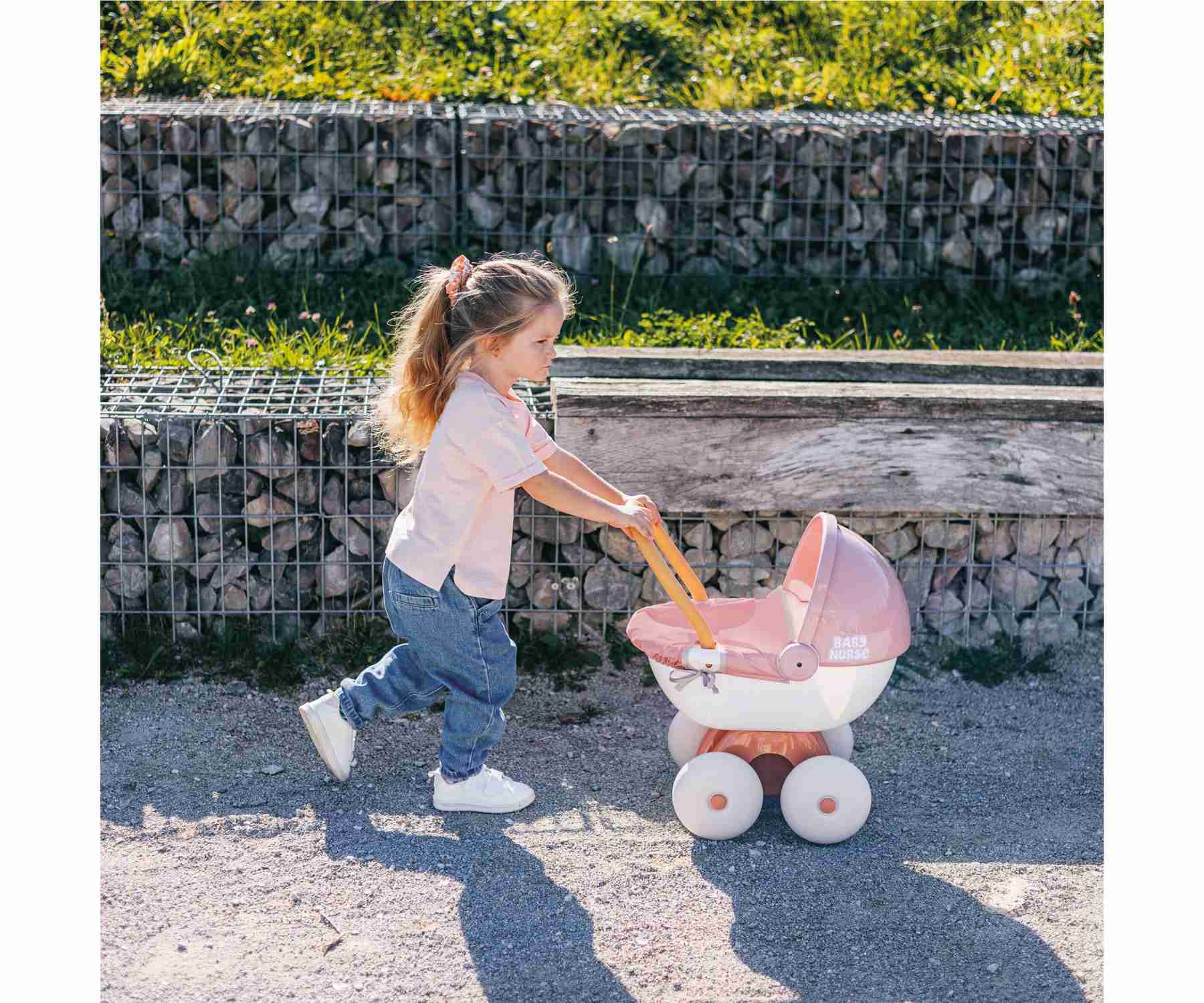 Smoby baby nurse - plooibare poppenwagen - Speelgoed