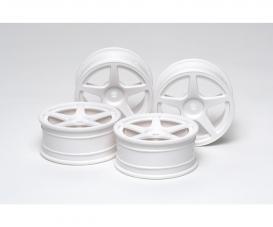 1:10 5-Speichen-Felgen, RC-Felgen, 24 mm Offset 0