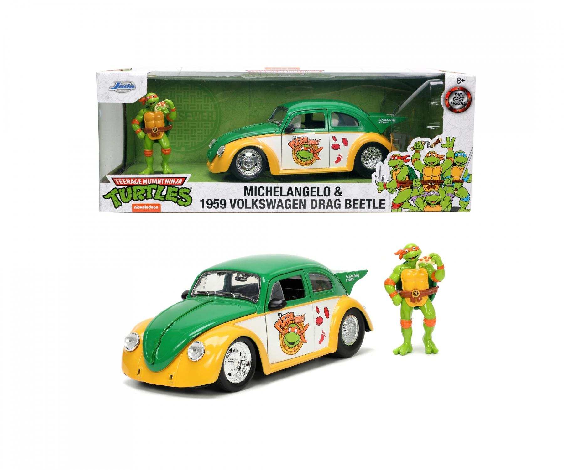 Buy Turtles 1959 VW Drag Beetle 1:24 online | Jada Toys