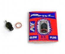 Glow Plug Rossi R5, model engine spare part