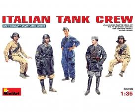 1:35 Fig. Italian Tank Crew (5) WW2