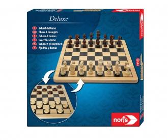 Deluxe Wooden - Chess & Checkers