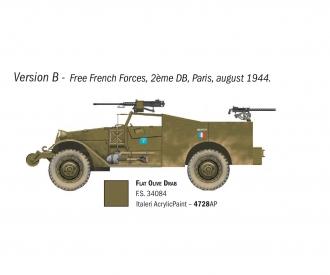 Italeri M3A1 Scout Car Model Kit 1:72 Scale