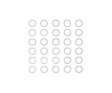 6 mm Shim Set, model accessory, 0.1 0.2 0.3 mm