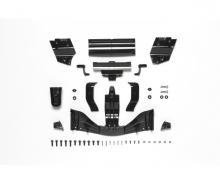 F104 Spoiler-Set Schw. Vo/hi (H/J-Teile)