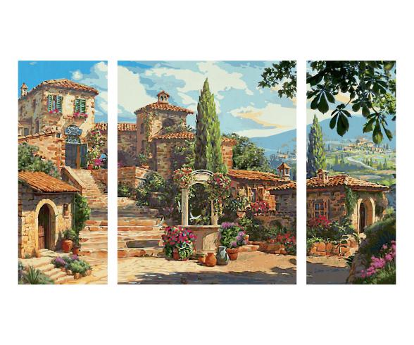 Summer Residence 80 x 50 cm - Painting by Numbers