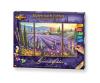 Lavender Fields Triptych - Painting by Numbers