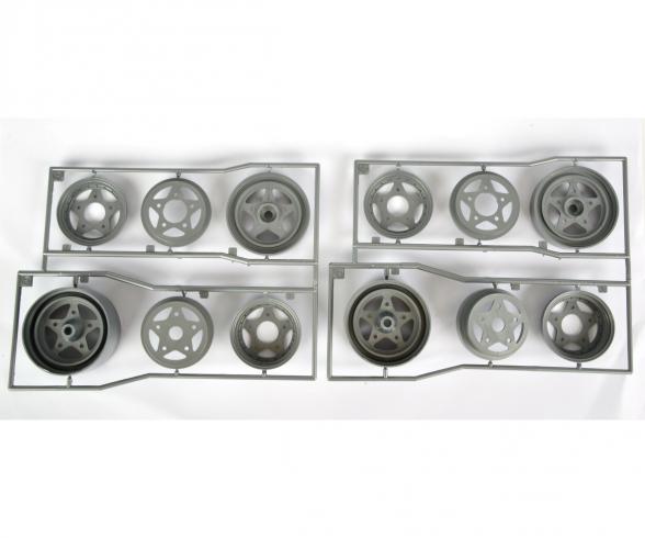 Champ F/R-Parts, model wheels set, front and rear