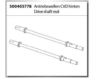 1:10 MC-10 Antriebswellen hinten