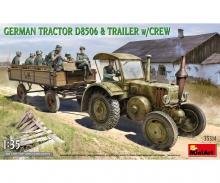 1:35 Ger. Tractor D8506 w/Trailer (11)