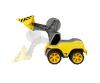 BIG Power Worker Maxi  Wheel Loader with Movable Shovel 3+ Yellow