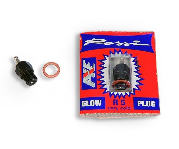 Glow Plug Rossi R5, model engine spare part