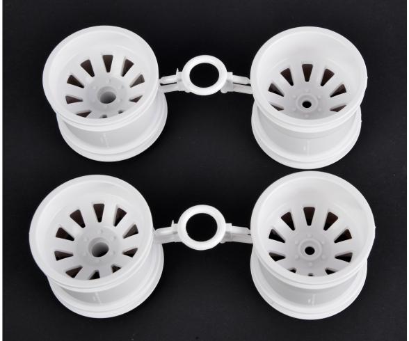 DT03T/St.Blitzer Wheel Set, model rims, white
