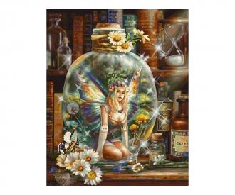 The Butterfly Fairy 40 x 50 cm - Painting by Numbers