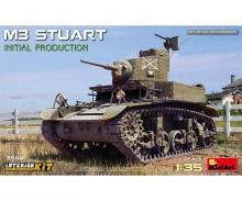 1:35 M3 Stuart erste Produktion mit Interieur