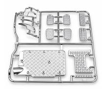 Scania S770 Steps, model parts set, silver sprue