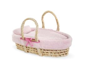 Cor.MGP 36-42cm Couffin rotin peluche