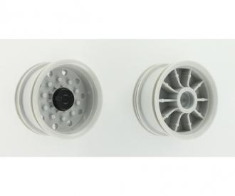 1:14 Wheel wide, trailer wheel set, grey