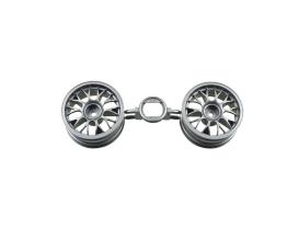1:10 Hinterrad-Set, Modellräder, 3-mm-Achse
