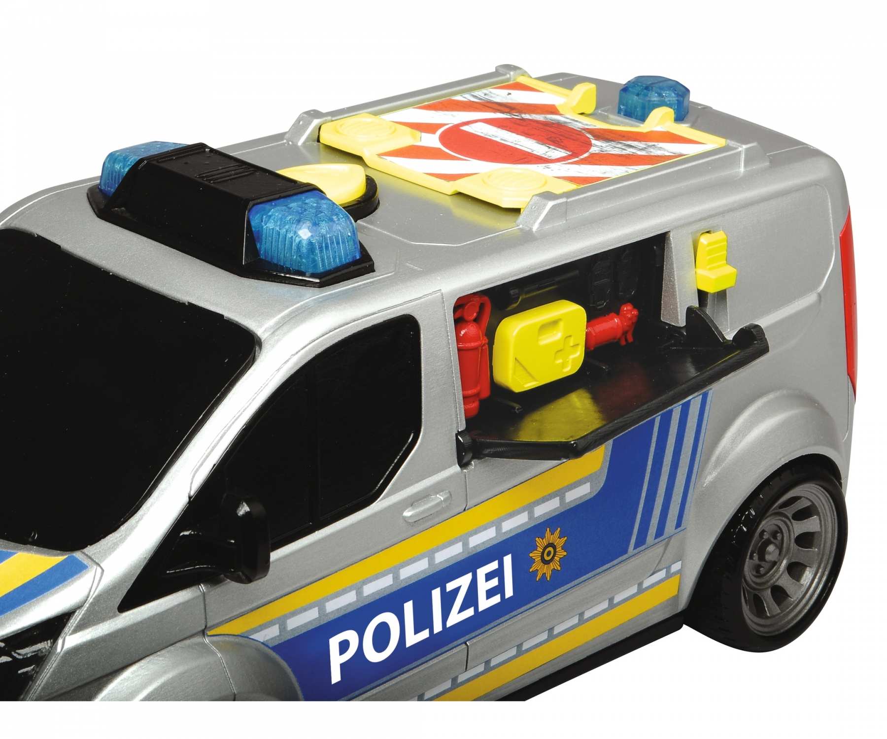 Dickie Toys Polizeimotorrad – Mit Figur, Licht & Sound, 17 Cm, Reibungsantrieb, Ab 3 Jahren