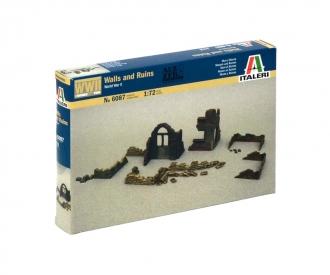 Italeri Walls and Ruins Model Kit 1:72 Scale