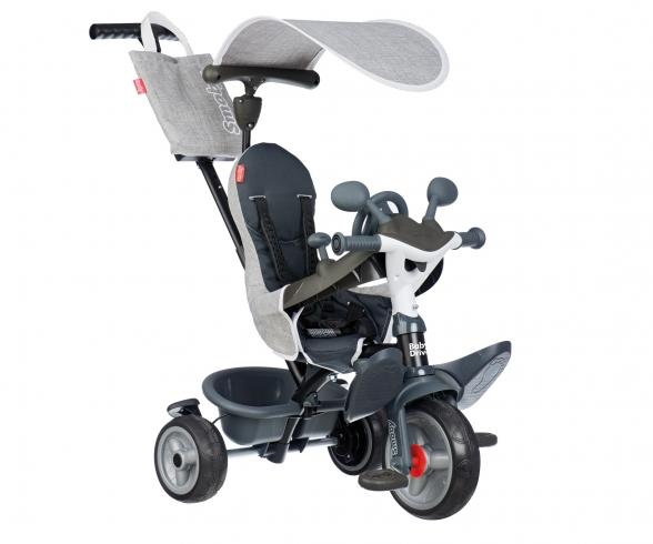 Smoby Dreirad Baby Driver Grau