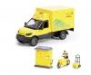 DHL Delivery Set Parcel Vehicle Playset 25 cm