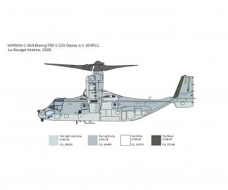 V-22 OSPREY Tilt Rotor Aircraft Model Kit 1:72