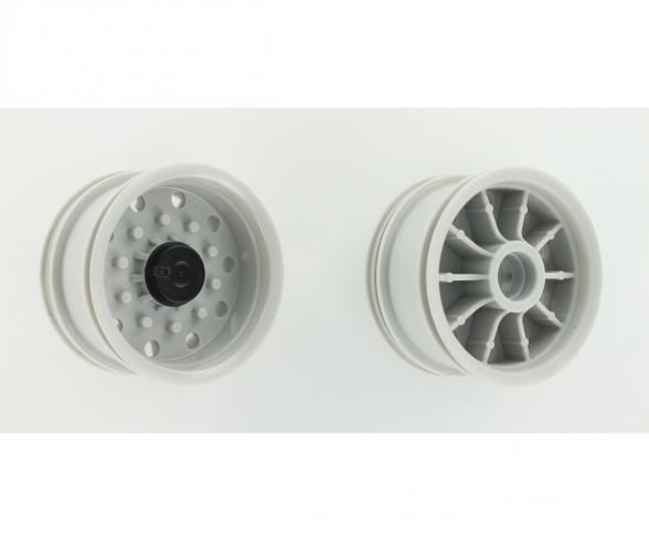 1:14 Wheel wide, trailer wheel set, grey