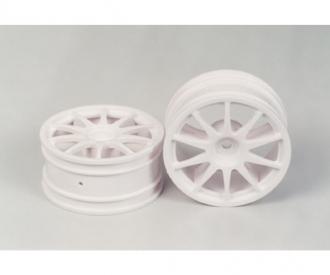1:10 10-Spoke Wheels, wheel set, white 26mm