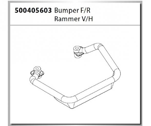 X-Crawlee pro Rammer vorne/hinten