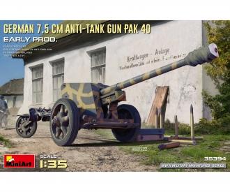 1:35 Ger. 7.5cm PAK 40 Early Prod.