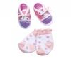New Born Baby Chaussures avec Chaussettes, 4 versions
