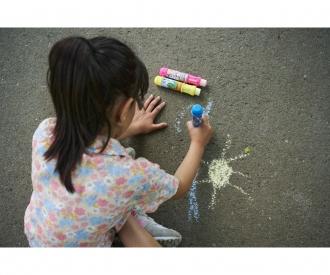 3 Sidewalk Chalk Holder